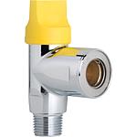 Allgas plug with shut-off
