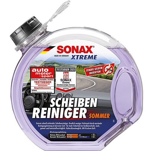 Summer windscreen cleaner SONAX XTREME ready to use 3l round bottle