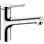 Sink mixer Hansgrohe Zesis 150 M33 with pull-out dish spray