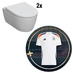 Aktionspaket 2 x Combi-Pack Geberit iCon + Original DFB - Heimtrikot 2024 adidas