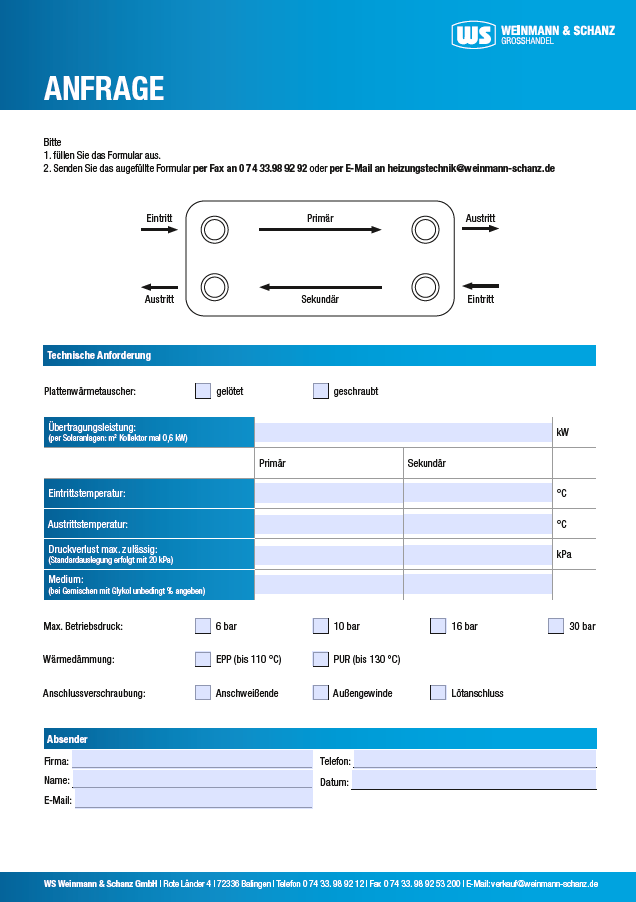 <p>Auslegungsblatt WT</p> <p> </p>