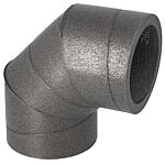 Ventilation pipe bend ISO 90°