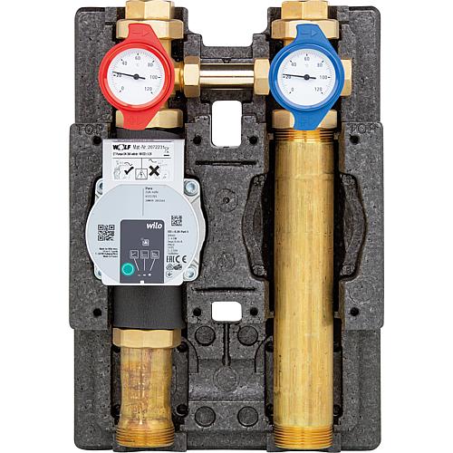 Kit de circuit de chauffage, circuit secondaire pour séparation de système Standard 1