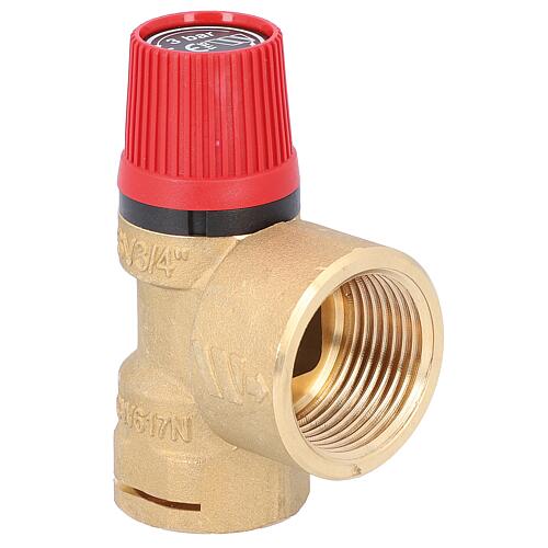 Safety valve Wolf 3/4" plugged, 3 bar 2075071