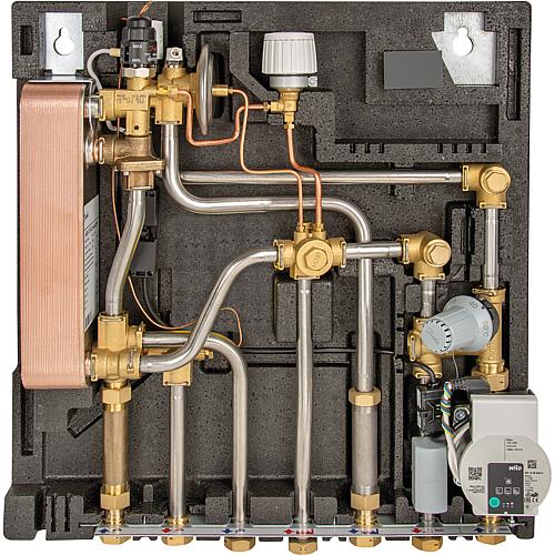 Domestic station with mixing circuit for low-temperature heating circuit CAT-LT+ Standard 2