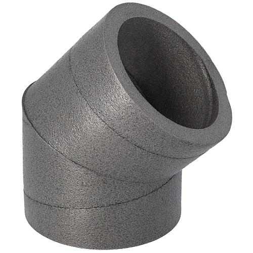 Ventilation pipe bend ISO 45° Standard 1