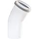 Plastic flue gas elbow, single-wall 30° Standard 1