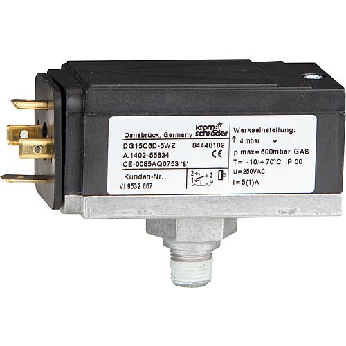 Interrupteur pressostat, convient pour Viessmann: divers types de Vitogaz 100 Standard 1