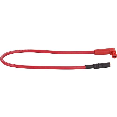 Ignition cable 4 x 6.3 x 340 mm with carbonium fibre (shielded)