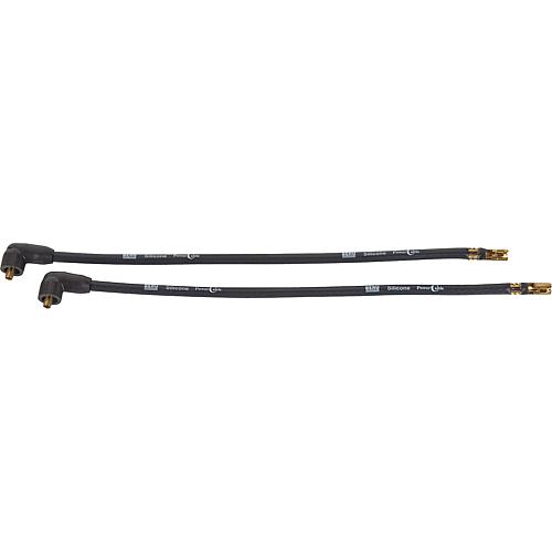 Ignition cable set, suitable for Viessmann: Various models of Vitoflame oil burner 200 VEKII 40-63 KW, Vitoflame oil burner 100 VEMI 18-58 KW, Vitoflame gas burner 200 VGAI 15-63 KW, Caloflame oil burner 100 VEM 18-27 KW Standard 1