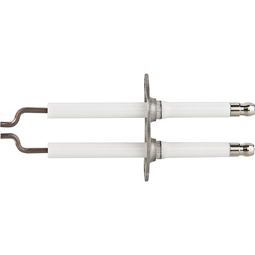 Électrode d'allumage double, compatible Brötje O-42 Standard 1