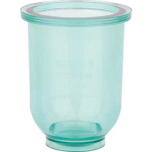 Filter cup plastic, (clear) Standard 1