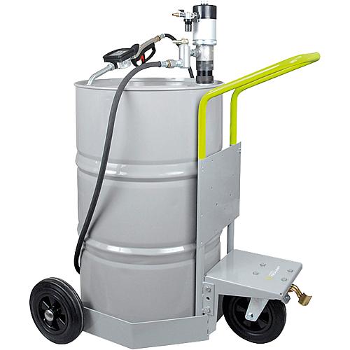 Compressed air Drum Mobile barrel pump set 200 PP Standard 1