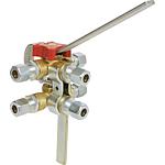 Double quick-closing changeover valves DUV