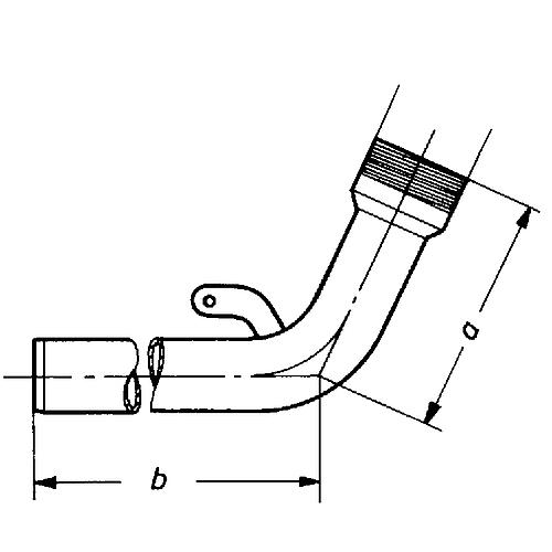 Filling connector with external thread DN 50 (G 2") Standard 2