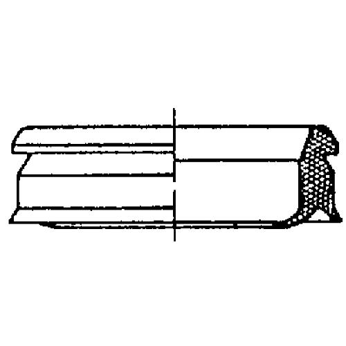 Eléments d´étanchéité résistants à l´huile avec conduits de ventilation Standard 2