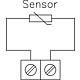 External temperature sensor AF with passive outlet Standard 3