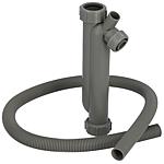 Plastic flue system Condens blue Siphon incl. 1.0 m hose