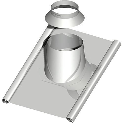 Roof opening with lead apron (approx. 1000 x 900mm) incl. rain shield Standard 1