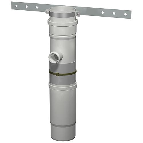 Condens blue plastic flue gas system
Condensate connection for multiple function Standard 1