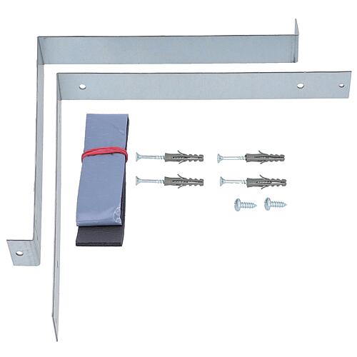 Porifix retaining clip, two-part 210 x 210 mm