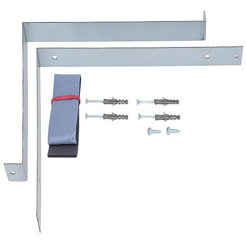 Unifix 210 retaining clip, two-part, 240 x 240mm