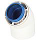 Condens blue plastic flue gas system PPs/metal
AZ-C external wall elbow 45° Standard 2