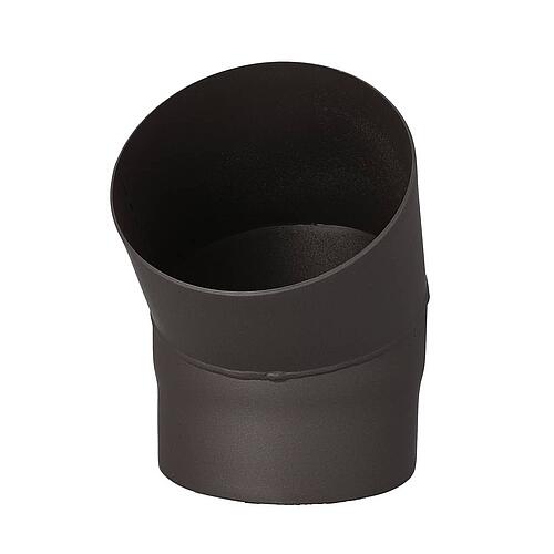 painted flue tube elbow, DN150, 45¦, cast grey