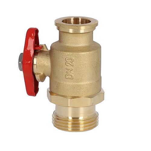 DN20 (3/4") flow ball valve with butterfly handle, for Easyflow DN20 (3/4") heating circuit set