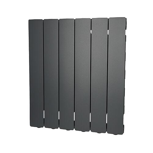 Aluminium radiator Blitz Super B4 type 600/100, slate grey 360° Grad 5