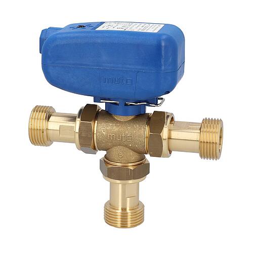 Electric ball valve MUT TMO 3-way, SPST control 230 V, DN 25(1") AG