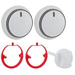 Button set white