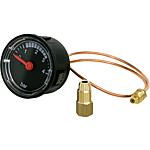 Pressure gauge and thermometer