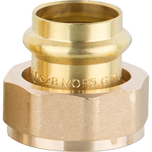 Screw connections for gas shut-off ball valve Anwendung 2