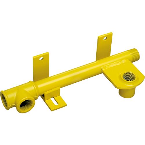 Pipe connection unit RAE with adjustable wall bracket suitable for G4/NB3-G6/NB6