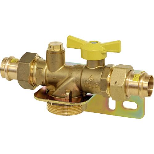 Accessoires pour robinets d'arrêt gaz pour compteur gaz unique DN25 Anwendung 1