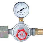 Pressure reducer with manometer
