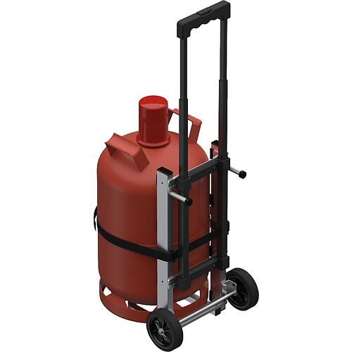 Transport trolley for gas cylinders up to 11kg Standard 1