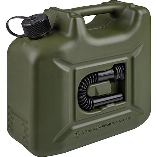 Fuel canister Profi-Explo Plastic 10l, olive 801100