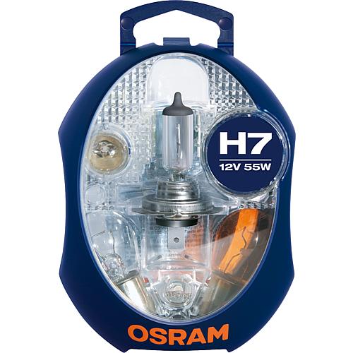 H7 12-volt vehicle spare bulb box