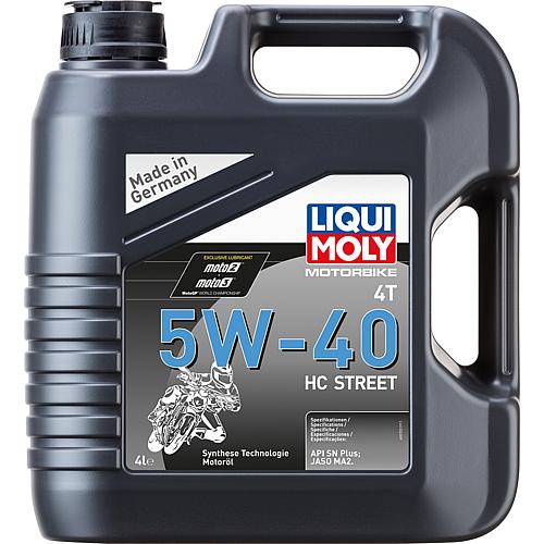 Engine oil (motorbike) LIQUI MOLY Motorbike 4T 5W-40 HC Street, 4 l canister