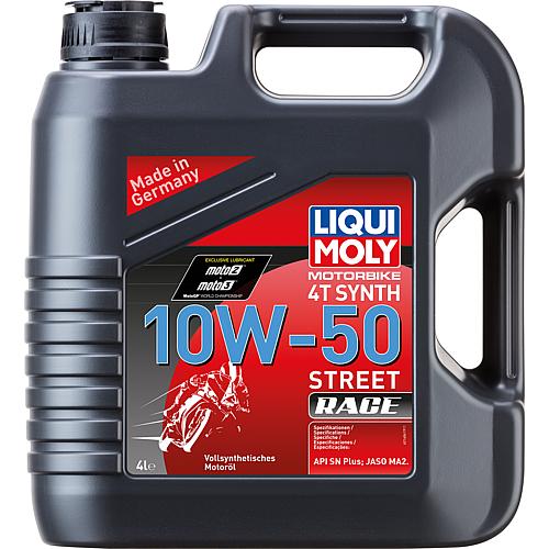 Engine oil (motorbike) LIQUI MOLY Motorbike 4T Synth 10W-50 Street Race, 4l canister