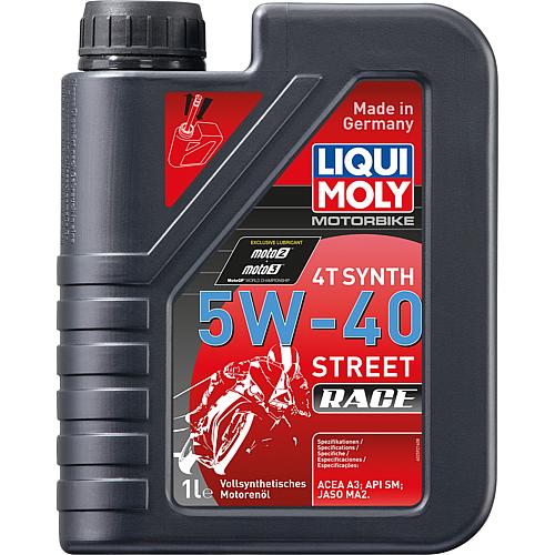 Motorbike engine oil 4T Synth 5W-40 Street Race Standard 1