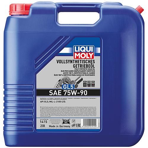 Fully synthetic transmission oil LIQUI MOLY (GL5) SAE 75W-90 20l canister