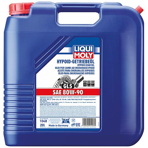 Hypoid transmission oil LIQUI MOLY (GL5) SAE 80W-90 20l canister