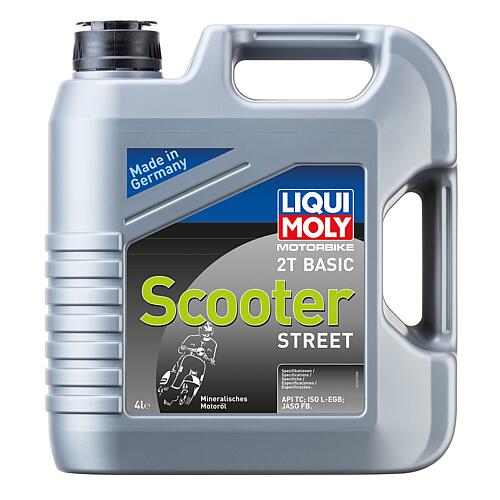 2-stroke engine oil LIQUI MOLY Motorbike 2T Basic Scooter Street, 4 l canister