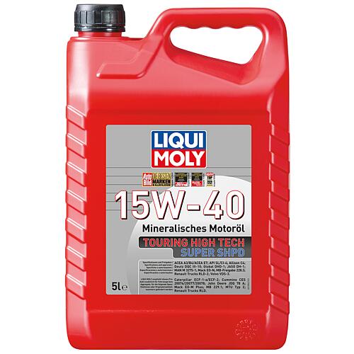 Huile moteur LIQUI MOLY Touring High Tech Super SHPD 15W-40 Standard 1