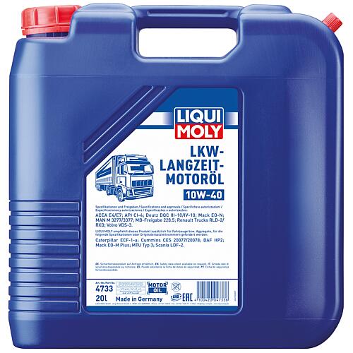 Huile moteur (véhicules utilitaires) LIQUI MOLY LKW-Langzeit 10W-40 Standard 1