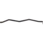 Compression spring for thermowells DN15x16 mm, length 100mm shaped