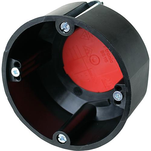 F-Tronic fire protection socket flat, Ø 74 mm, 45 mm deep